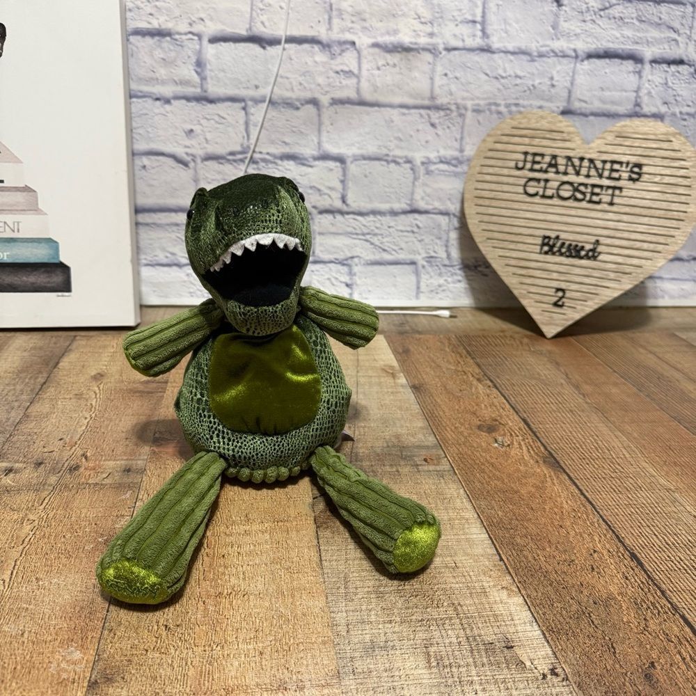 Scentsy Buddy Plush Tex The T-Rex Dinosaur Green Corduroy Stuffed Animal Toy - Picture 9 of 9